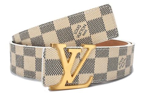 louis vuitton mens white and gold belt replica|louis vuitton belt original price.